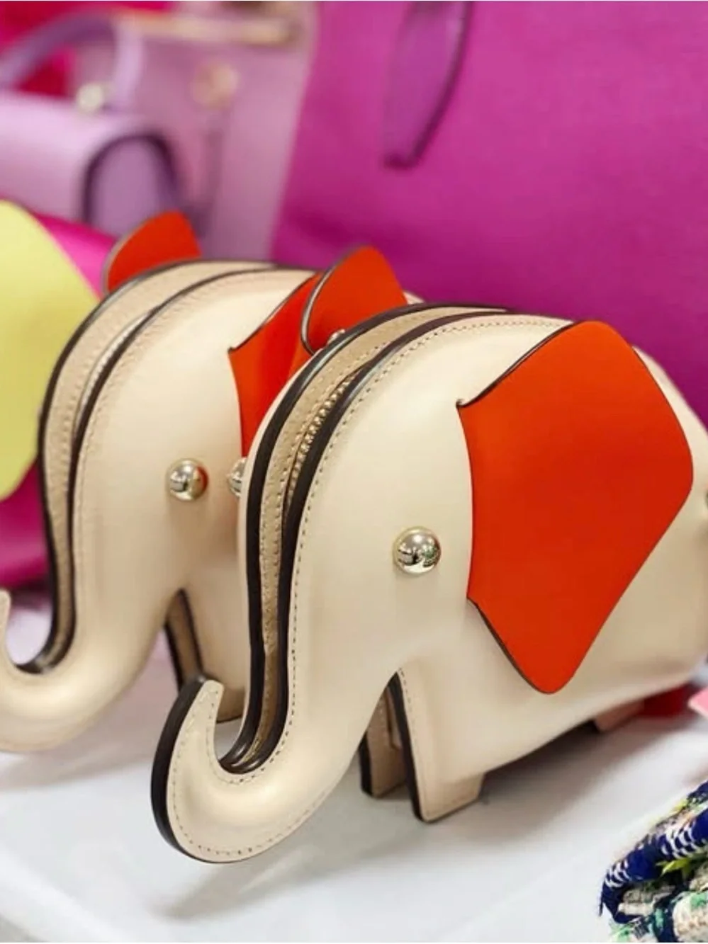 NWT Kate Spade Novelty tiny elephant crossbody Pink